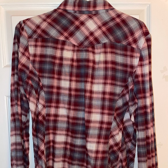 Lucky Brand Plaid Button Down - Picture 2 of 3